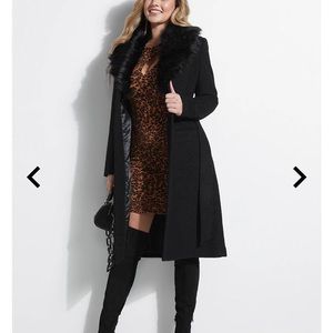 Guess maria coat Clearance